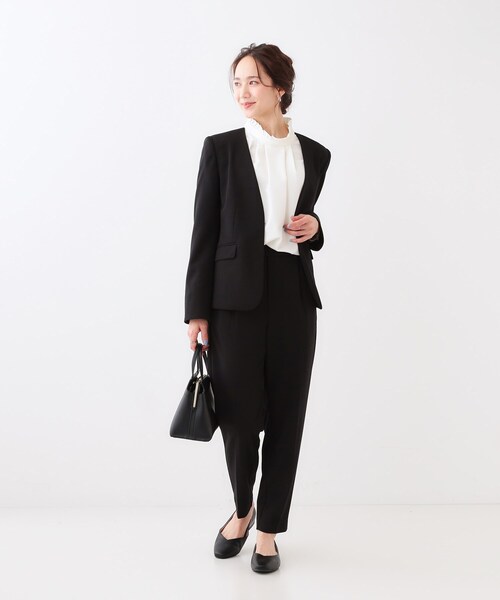 SHOO・LA・RUE（シューラルー）の「かかとやわらかローヒールパンプス（その他シューズ・レディース・ブラック/ナチュラル・35/45）」の10枚目の写真