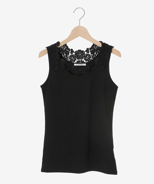 le.coeur blanc（ルクールブラン）の「バックモチーフレースタンク（タンクトップ・レディース・オフホワイト/ブラック/グレー・38）」の11枚目の写真