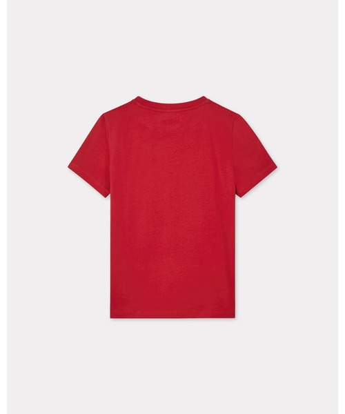 Kenzo ケンゾー Boke Flower コットンTシャツ チェリーレッド セール】'Boke Flower' エンブロイダリー コットン Tシャツ（T