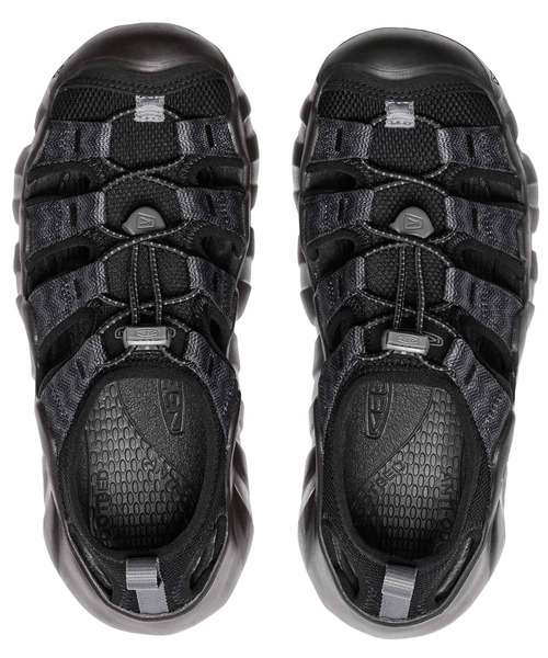 KEEN（キーン）の「KEEN/キーン レディース スニーカー 水陸両用 アウトドア フェス キャンプ HYPERPORT H2 ハイパーポート 1028657（スニーカー・レディース・ブラック×グレー・24.0cm/25.0cm/23.5cm/24.5cm/23.0cm）」の6枚目の写真