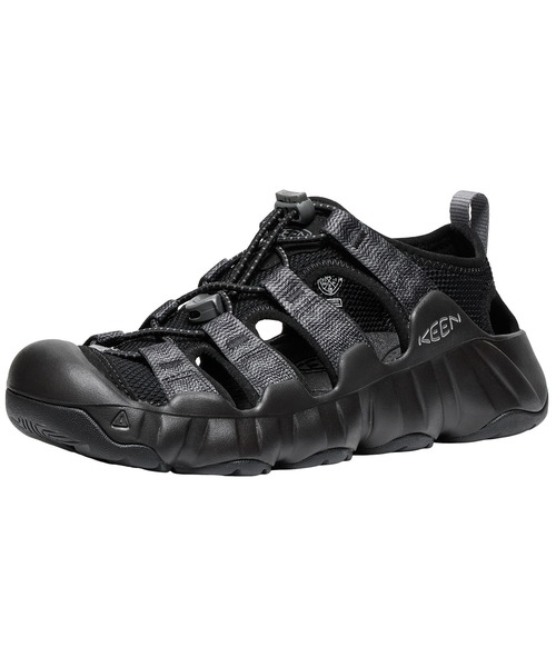 KEEN（キーン）の「KEEN/キーン レディース スニーカー 水陸両用 アウトドア フェス キャンプ HYPERPORT H2 ハイパーポート 1028657（スニーカー・レディース・ブラック×グレー・24.0cm/25.0cm/23.5cm/24.5cm/23.0cm）」の2枚目の写真