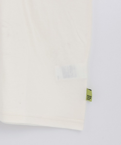 MAKE YOUR DAY(メイクユアデイ)の「ばあちゃん刺繍半袖Tシャツ■大人サイズ(Tシャツ/カットソー・レディース・オフホワイト/ミント・M)」の12枚目の写真