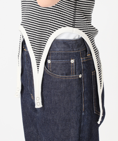 JANE SMITH / JOHN SMITH（ジェーンスミスジョンスミス）の「【JANE SMITH/ジェーンスミス】COTTON RANDOM BORDER RIB UP D：タンクトップ（タンクトップ・レディース・ブラック系その他・38）」の11枚目の写真