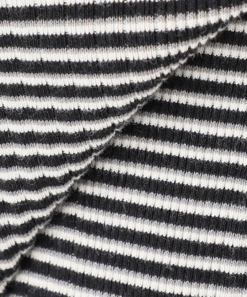 JANE SMITH / JOHN SMITH（ジェーンスミスジョンスミス）の「【JANE SMITH/ジェーンスミス】COTTON RANDOM BORDER RIB UP D：タンクトップ（タンクトップ・レディース・ブラック系その他・38）」の14枚目の写真