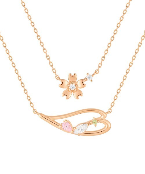 2025 SAKURA Collection】シルバー ネックレス 2本セット