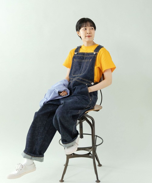 PAR ICI（パーリッシィ）の「BOOK store プリントTシャツ（Tシャツ/カットソー・レディース・イエロー/ネイビー/ホワイト・FREE）」の18枚目の写真