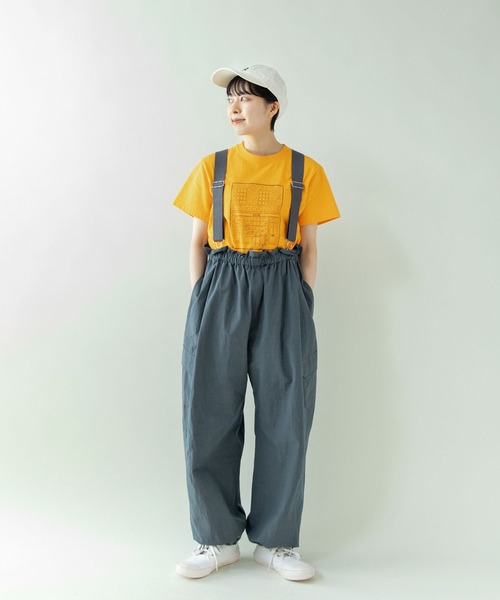 PAR ICI（パーリッシィ）の「BOOK store プリントTシャツ（Tシャツ/カットソー・レディース・イエロー/ネイビー/ホワイト・FREE）」の21枚目の写真