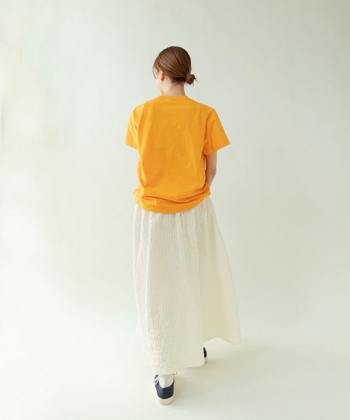 PAR ICI（パーリッシィ）の「BOOK store プリントTシャツ（Tシャツ/カットソー・レディース・イエロー/ネイビー/ホワイト・FREE）」の11枚目の写真