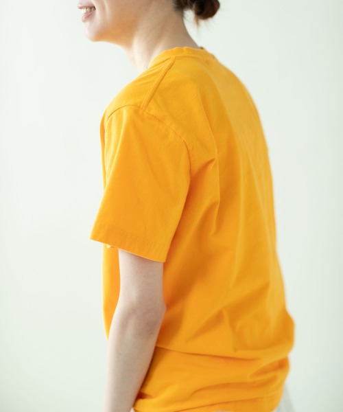 PAR ICI（パーリッシィ）の「BOOK store プリントTシャツ（Tシャツ/カットソー・レディース・イエロー/ネイビー/ホワイト・FREE）」の6枚目の写真