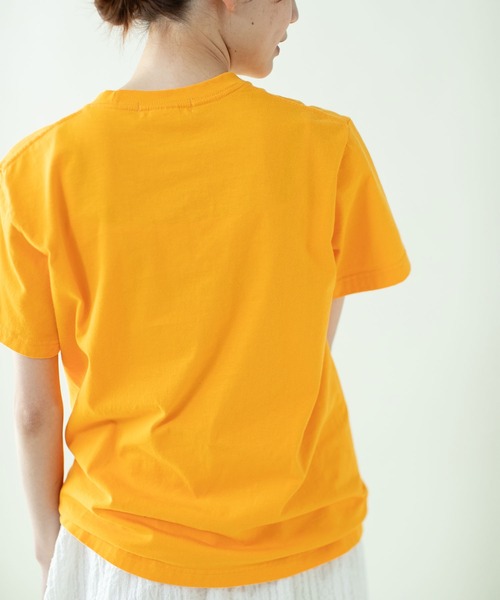 PAR ICI（パーリッシィ）の「BOOK store プリントTシャツ（Tシャツ/カットソー・レディース・イエロー/ネイビー/ホワイト・FREE）」の7枚目の写真