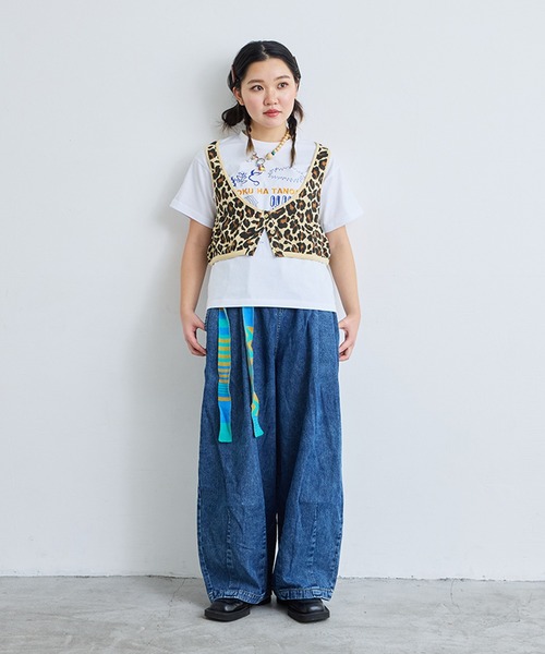 MARKEY'S（マーキーズ）の「総柄ワッフルショートタンクトップ/おとな（タンクトップ・レディース・ブラック/ライトグリーン/ピンク/ブラウン・160cm）」の12枚目の写真