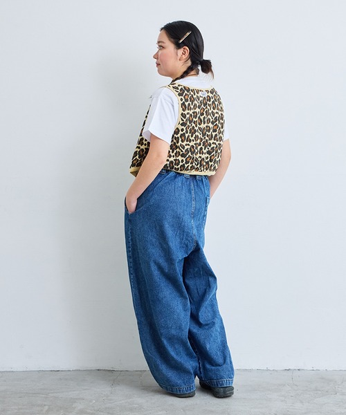 MARKEY'S（マーキーズ）の「総柄ワッフルショートタンクトップ/おとな（タンクトップ・レディース・ブラック/ライトグリーン/ピンク/ブラウン・160cm）」の10枚目の写真