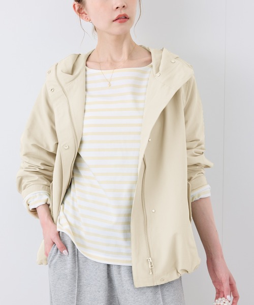 ROPE' PICNIC（ロペピクニック）の「ベーシックマウンテンパーカー スプリングコート/撥水（マウンテンパーカー・レディース・オフホワイト/ベージュ/グリーン系その他2/ネイビー・38/40）」の5枚目の写真