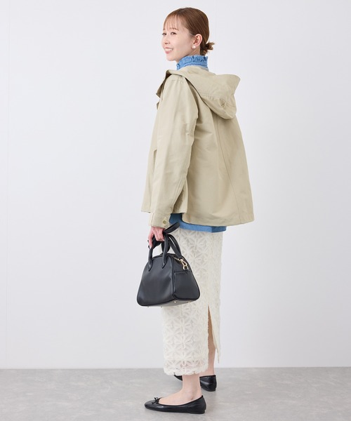 ROPE' PICNIC（ロペピクニック）の「ベーシックマウンテンパーカー スプリングコート/撥水（マウンテンパーカー・レディース・オフホワイト/ベージュ/グリーン系その他2/ネイビー・38/40）」の9枚目の写真