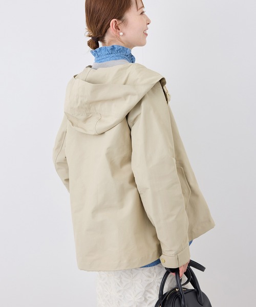 ROPE' PICNIC（ロペピクニック）の「ベーシックマウンテンパーカー スプリングコート/撥水（マウンテンパーカー・レディース・オフホワイト/ベージュ/グリーン系その他2/ネイビー・38/40）」の12枚目の写真