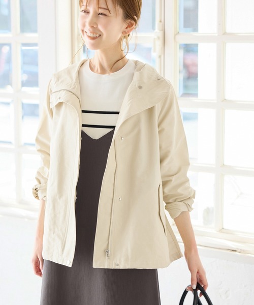 花粉ガード・撥水加工】ベーシックマウンテンパーカー スプリング