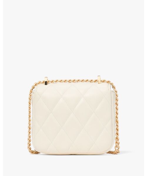 kate spade ホワイト ショルダーバッグ　財布型　ファッション　ポーチ 良品✨ケイトスペード ショルダーバッグ レザー ホワイト 2WAY
