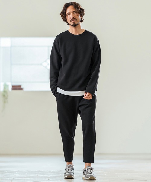 Magine（マージン）の「mp13235- Waffle Fabric Tapered Pants テーパードパンツ（その他パンツ・メンズ・チャコールグレー/ブラック/ライトベージュ・44/46/48）」の8枚目の写真