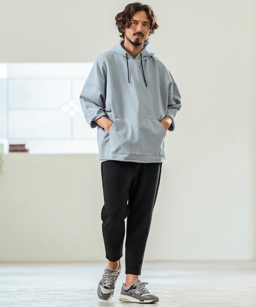Magine（マージン）の「mp13235- Waffle Fabric Tapered Pants テーパードパンツ（その他パンツ・メンズ・チャコールグレー/ブラック/ライトベージュ・44/46/48）」の9枚目の写真