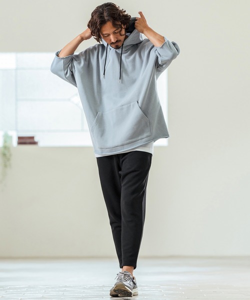 Magine（マージン）の「mp13235- Waffle Fabric Tapered Pants テーパードパンツ（その他パンツ・メンズ・チャコールグレー/ブラック/ライトベージュ・44/46/48）」の10枚目の写真