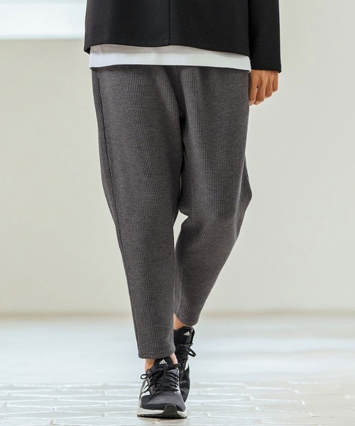 Magine（マージン）の「mp13235- Waffle Fabric Tapered Pants テーパードパンツ（その他パンツ・メンズ・チャコールグレー/ブラック/ライトベージュ・44/46/48）」の12枚目の写真