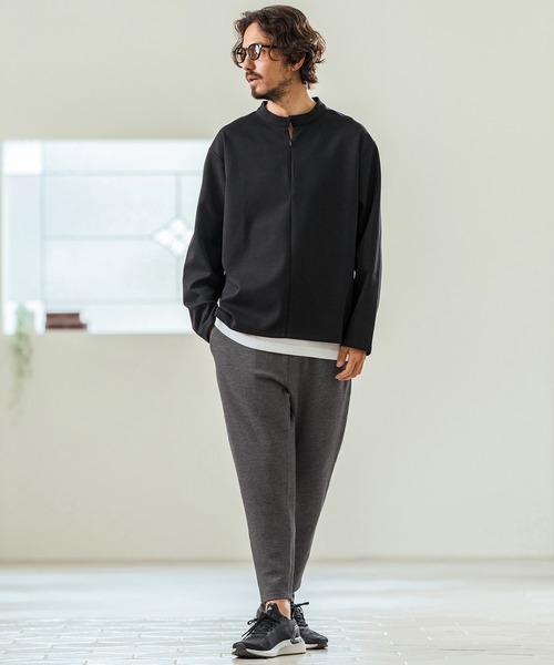 Magine（マージン）の「mp13235- Waffle Fabric Tapered Pants テーパードパンツ（その他パンツ・メンズ・チャコールグレー/ブラック/ライトベージュ・44/46/48）」の16枚目の写真