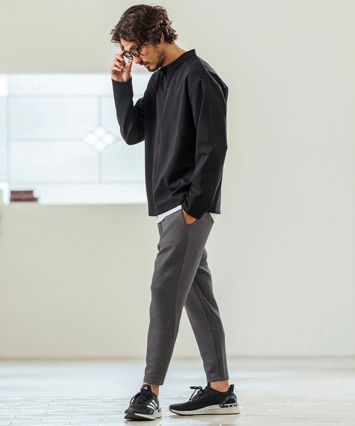 Magine（マージン）の「mp13235- Waffle Fabric Tapered Pants テーパードパンツ（その他パンツ・メンズ・チャコールグレー/ブラック/ライトベージュ・44/46/48）」の17枚目の写真