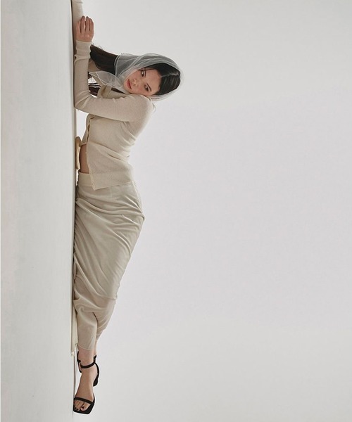 TODAYFUL/トゥデイフル】Pencil Velour Skirt/ペンシルベロアスカート