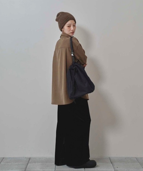 TODAYFUL/トゥデイフル】Pencil Velour Skirt/ペンシルベロアスカート