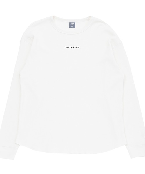 NEW BALANCE（ニューバランス）の「ワッフルロングスリーブTシャツ（Tシャツ/カットソー・メンズ・ライトベージュ/オフホワイト/ブラック・LARGE/MEDIUM/XX-LARGE/X-LARGE/SMALL）」の14枚目の写真