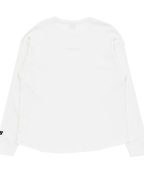 NEW BALANCE（ニューバランス）の「ワッフルロングスリーブTシャツ（Tシャツ/カットソー・メンズ・ライトベージュ/オフホワイト/ブラック・LARGE/MEDIUM/XX-LARGE/X-LARGE/SMALL）」の15枚目の写真