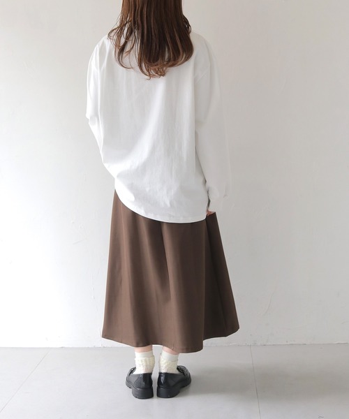 HER CLOSET(ハークローゼット)の「【shemoshelly】メルティングハート オーバーサイズロンT(Tシャツ/カットソー・レディース・ブラック/ホワイト・FREE)」の10枚目の写真
