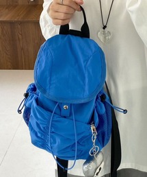 LYEON（リヨン）の「シャーリングバックパック/ドローストリングリュック/ナイロンナップサック（バックパック/リュック）」