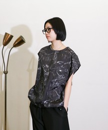 TAION / タイオン NON DOWN MILITARY RIPSTOP NO SLEEVE TEE (TAION-CS01NDML-1) ノンダウンミリタリー ノースリーブTシャツ