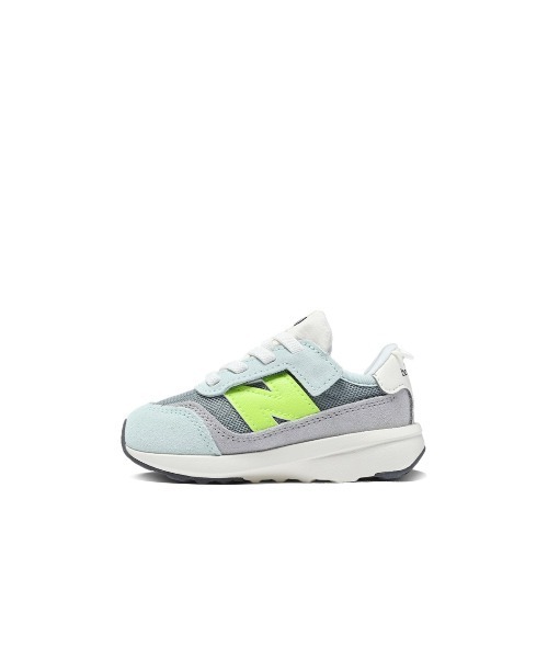 Kinetics(キネティクス)の「New Balance 370(ニューバランス NW370)(スニーカー・キッズ・パープル系/グリーン系・14.0cm/15.0cm/16.0cm)」の4枚目の写真