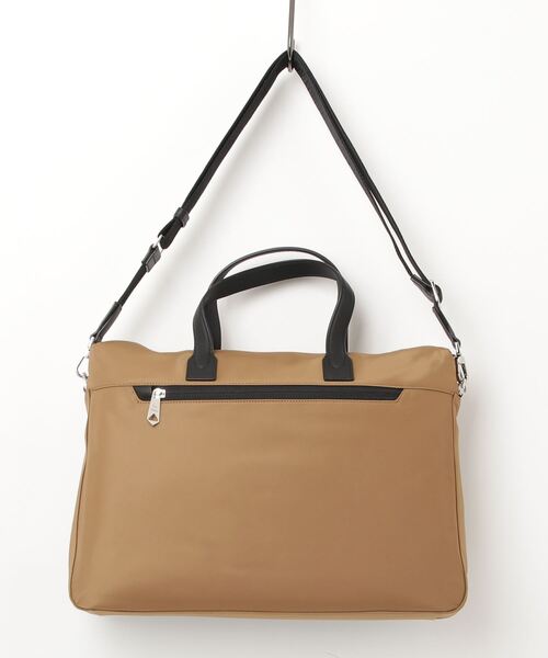 Paul Smith（ポールスミス）の「ナイロンブライトストライプトリム ブリーフケース【553413 N452F】（ビジネスバッグ・メンズ・ブラック/ブラウン・FREE）」の9枚目の写真