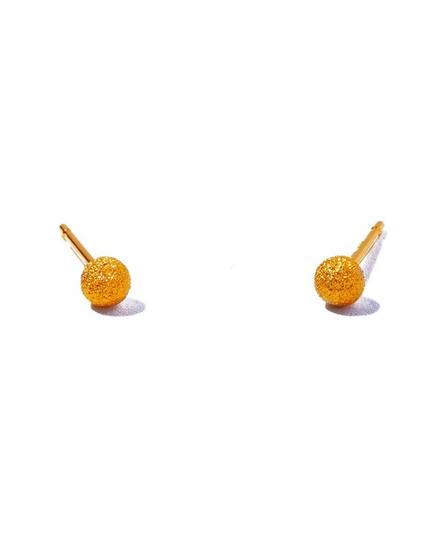 les bonbon(ルボンボン)の「【les bon bon】K18 foggy pierce/フォギー ピアス S BOB655(ピアス(両耳用)・レディース・ゴールド・S)」の2枚目の写真