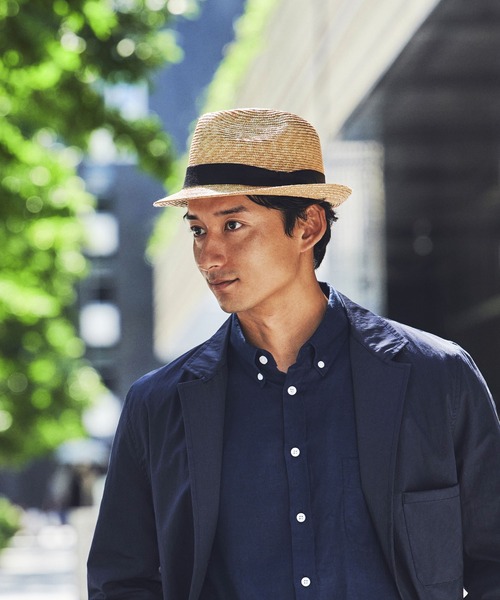田中帽子店(タナカボウシテン)の「日本製 細麦中折れハット シモン Simone(ハット・メンズ・ナチュラル・LL/M)」の8枚目の写真