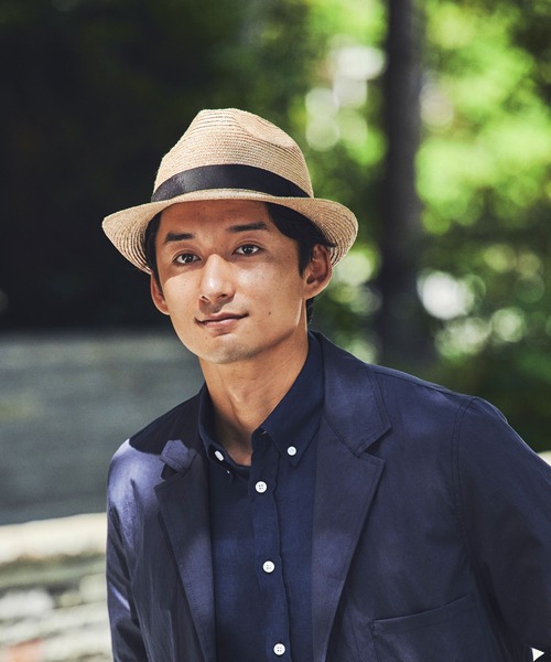 田中帽子店(タナカボウシテン)の「日本製 細麦中折れハット シモン Simone(ハット・メンズ・ナチュラル・LL/M)」の9枚目の写真