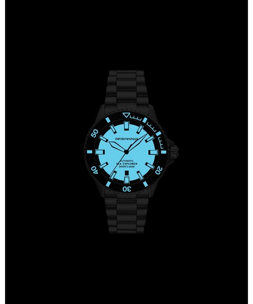 EMPORIO ARMANI（エンポリオアルマーニ）の「【エンポリオ アルマーニ】ステンレススチールベルトウォッチ(バタフライ)SEA EXPLORER_AR60083（アナログ腕時計・メンズ・その他1・FREE）」の2枚目の写真