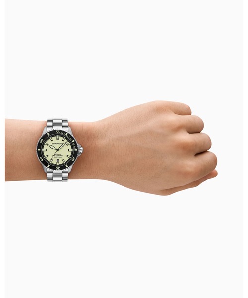 EMPORIO ARMANI(エンポリオアルマーニ)の「【エンポリオ アルマーニ】ステンレススチールベルトウォッチ(バタフライ)SEA EXPLORER_AR60083(アナログ腕時計・メンズ・その他1・FREE)」の5枚目の写真