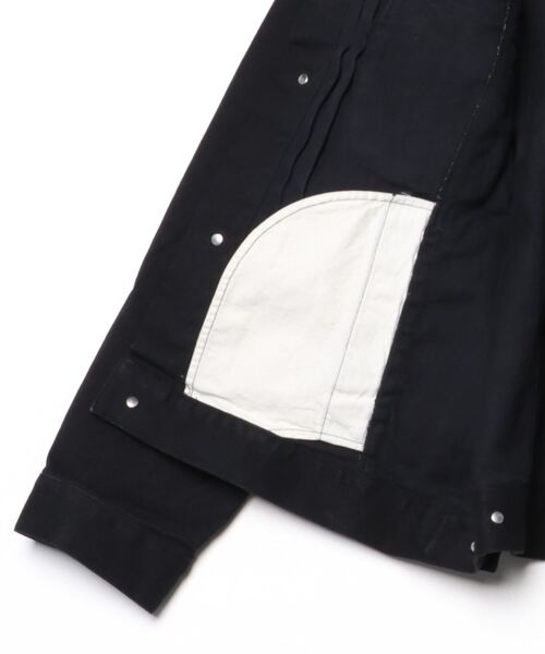 VOAAOV(ヴォアーブ)の「【VOAAOV】 OVERSIZE DENIM JACKET (OW/BLACK)(デニムジャケット・メンズ・ワンウォッシュ/ブラック・2/1)」の6枚目の写真