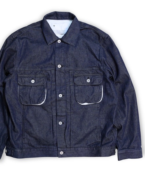 VOAAOV(ヴォアーブ)の「【VOAAOV】 OVERSIZE DENIM JACKET (OW/BLACK)(デニムジャケット・メンズ・ワンウォッシュ/ブラック・2/1)」の13枚目の写真