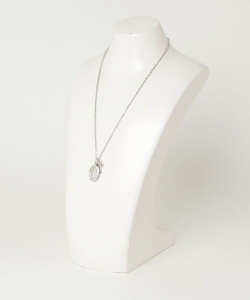 atmos pink（アトモスピンク）の「atmos pink Cross Charm Necklace / アトモス ピンク クロスチャーム ネックレス（ネックレス・レディース・シルバー・FREE）」の6枚目の写真