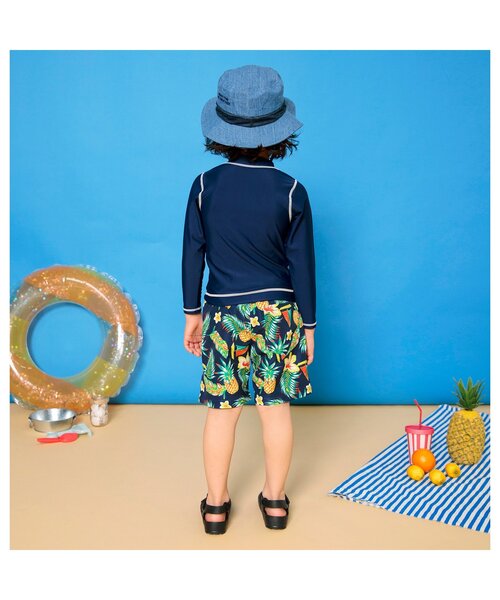 セール】【UVカット水着・リンク】わくわくビーチショーツ_ジュニア