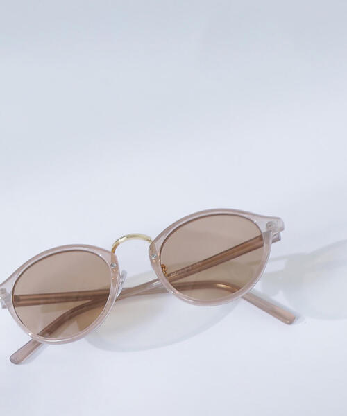 NATURAL BEAUTY BASIC（ナチュラルビューティーベーシック）の「◇トランスペアレントグラス（サングラス・レディース・ベージュ/ベージュ系その他/ホワイト系その他3・ﾌﾘ-）」の2枚目の写真