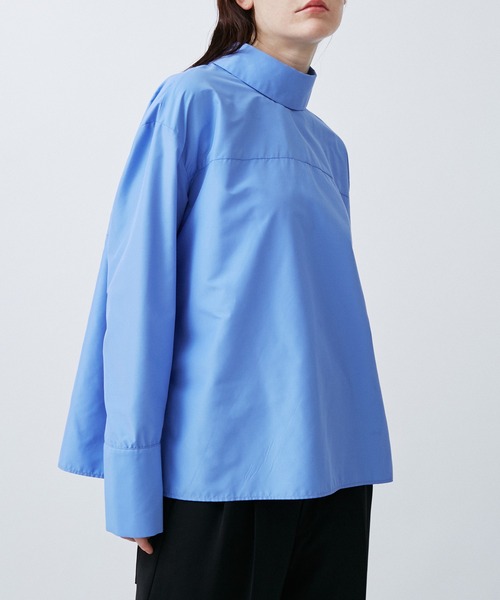 M TO R（ムウトアール）の「STANDCOLLAR TROMPE SHIRTS（シャツ/ブラウス・レディース・ホワイト/ブラック/サックスブルー・38/40）」の12枚目の写真