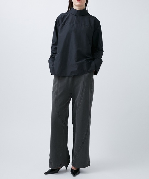 M TO R（ムウトアール）の「STANDCOLLAR TROMPE SHIRTS（シャツ/ブラウス・レディース・ホワイト/ブラック/サックスブルー・38/40）」の16枚目の写真