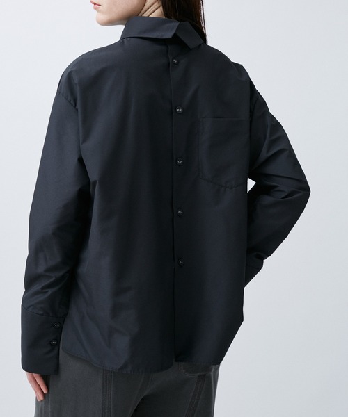 M TO R（ムウトアール）の「STANDCOLLAR TROMPE SHIRTS（シャツ/ブラウス・レディース・ホワイト/ブラック/サックスブルー・38/40）」の22枚目の写真