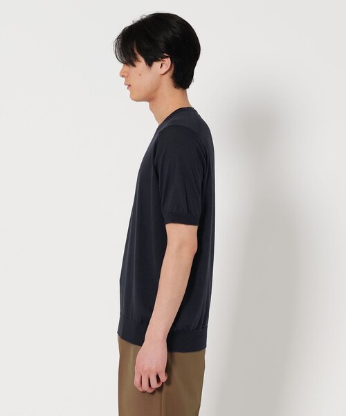 【新品未使用】JOHN SMEDLEY S4627 ニット Tシャツ　黒 s4627-c2.jpg?fitin=720:720